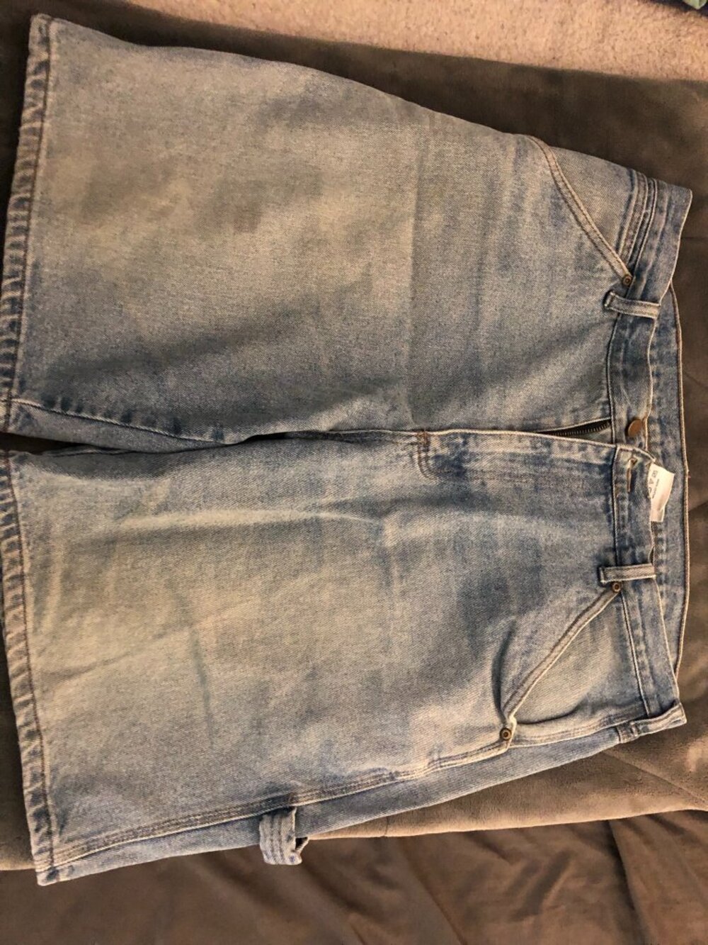 Men's Size 36, Smith's Workwear, Light Denim Work Shorts w/Cargo Pocket